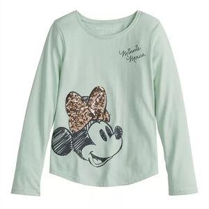 Disney's Minnie Mouse Girls Long Sleeve Supersoft Lightweight Top 7 BNWT SO